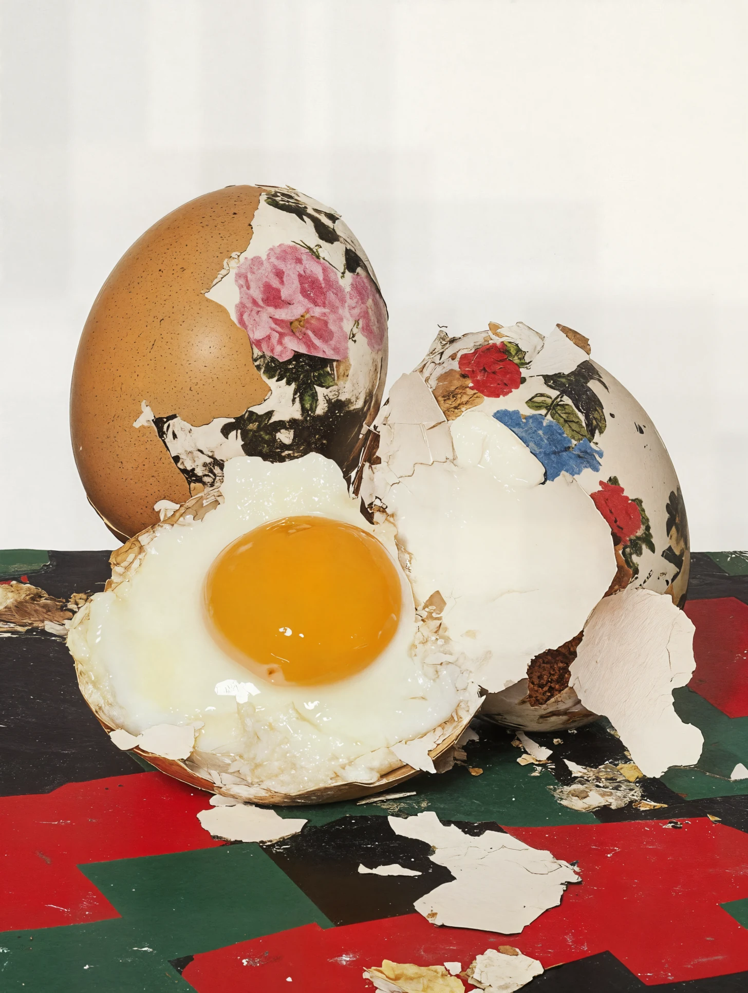 Gebroken Ei, limited edition collage print by kutdakrap, Netherlands (Stilleven series, 2026)